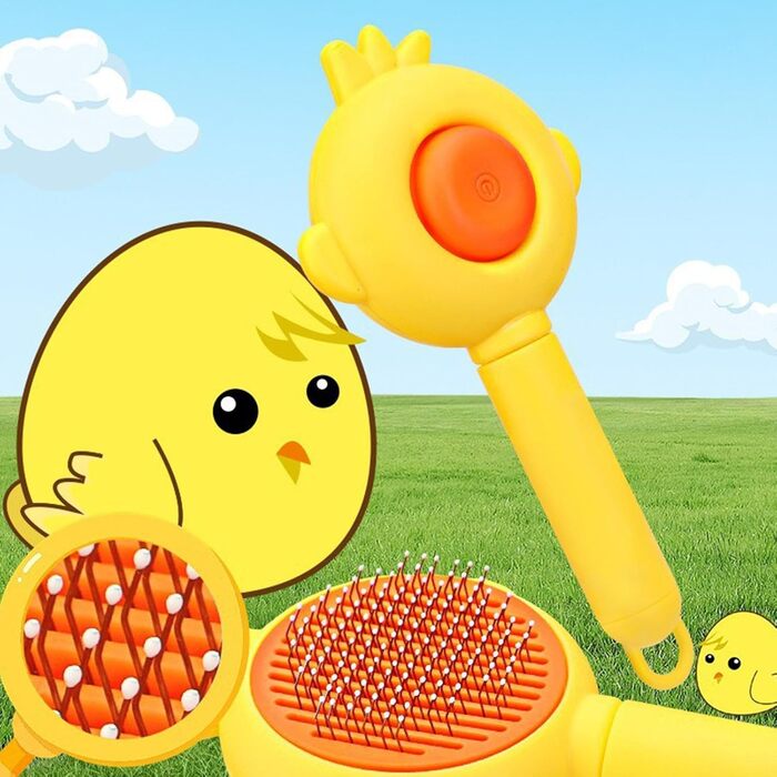 Щітка для вичісування шерсті собак та котів, масажна щітка для грумінгу домашніх тварин