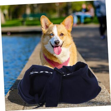 Сумка-переноска для собак та котів BESPORTBLE - велика, з регульованим плечовим ременем, для подорожей та активного відпочинку, з міцної бавовни