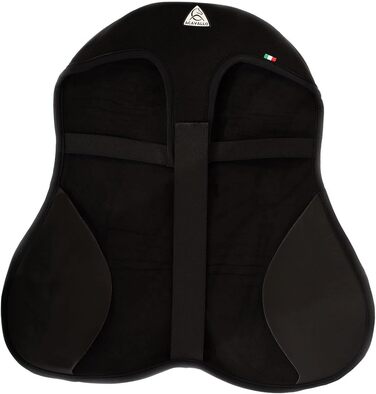 Гелева ортопедична подушка для сідла Acavallo Dressur Gel Out Ortho Coccyx 20 мм, розмір M, чорна