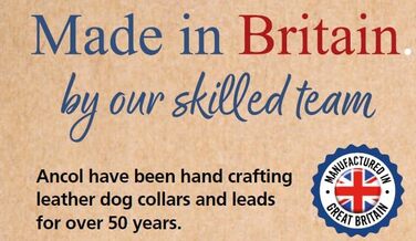 Нашийник для собак Ancol Timberwolf, шкіряний, малинового кольору, 34-43 см