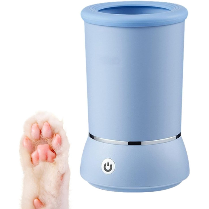 Очищувач лап для великих собак - портативний пристрій для миття лап, видаляє бруд та сміття. Blue