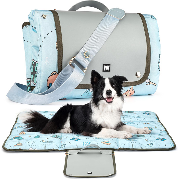 Водонепроникний килимок для собак | Зручний у подорожах, ізольований, з неслизькою поверхнею | Підходить для кемпінгу та відпочинку | Легкий, миючий, для собак