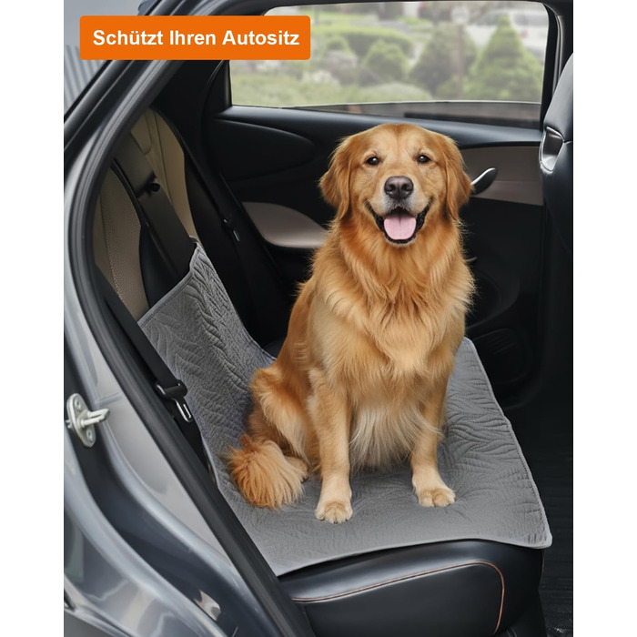 Водонепроникний килимок для собак, захист дивану та авто, 130x100 см, сірий CTH017G