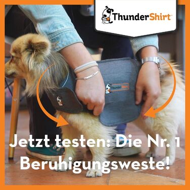 Мантіл для собак Petlife ThunderShirt, сірий, розмір M