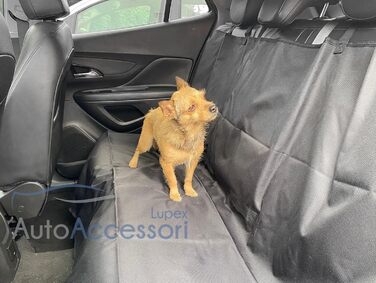 Авточохол на сидіння для тварин Lupex, універсальний, 2в1, 137x125 см, для авто та SUV, захист від бруду та подряпин, Оксфорд, чорний, водонепроникний