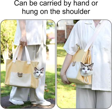 Транспортна сумка для собак та котів, дихаюча, легка, для подорожей, з шнурковою застібкою