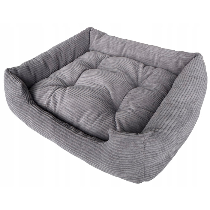 Лежак для собак Extrasen, сірий, 75 x 65 см