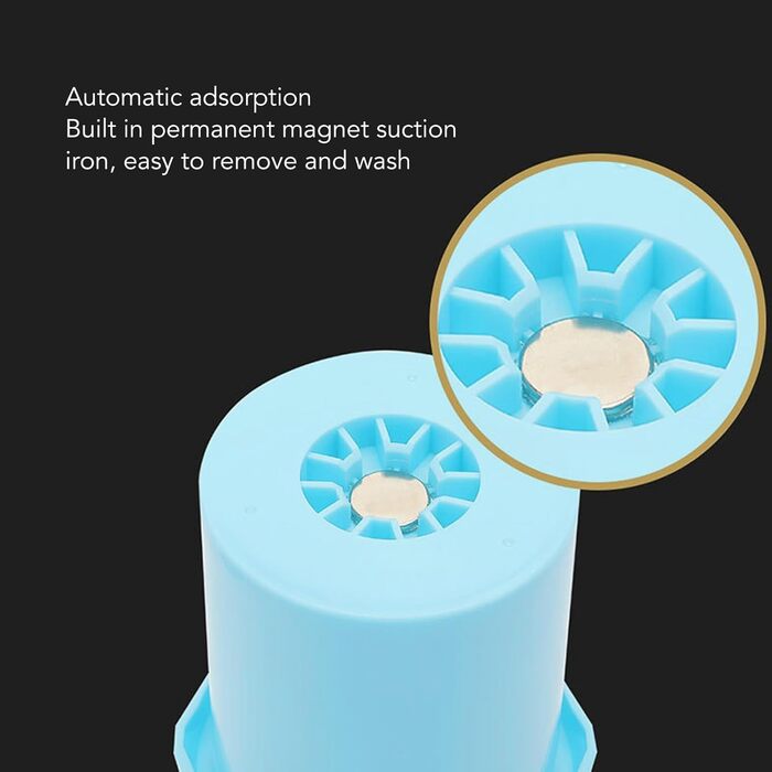 Автоматичний очищувач лап для собак середніх та великих порід – 2 режими очищення, м'яка силіконова щітка (Білий, Синій)