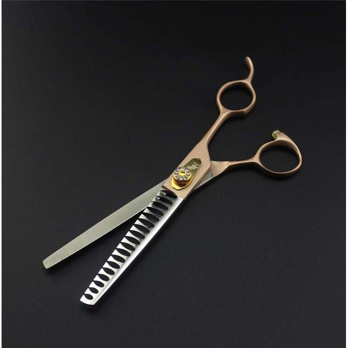 Набір професійних ножиць для грумінгу тварин (7,0 дюймів) з нержавіючої сталі. Підходить для собак, котів та інших домашніх улюбленців. Включає гребінці для грумінгу.