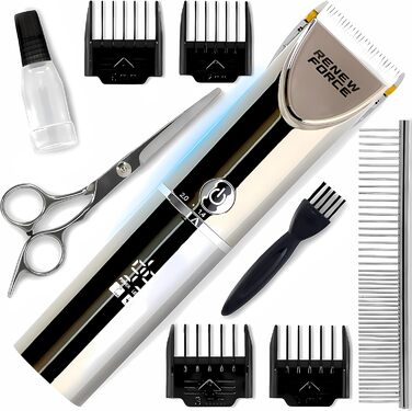 Електрична машинка для стрижки собак та котів Retoo з 4 насадками та регулюванням довжини