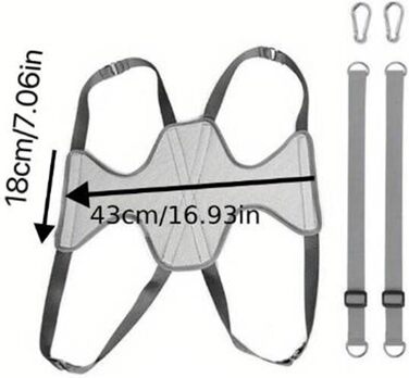 Гамак для грумінгу тварин OVIVER, зручний, портативний, для собак та котів (сірий, M)