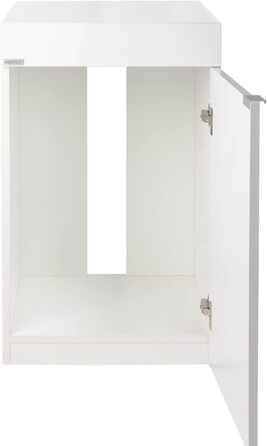 Тумба для акваріума AQPET Cabinet 50, дерево, глянцева, 50x50x80 см, біла
