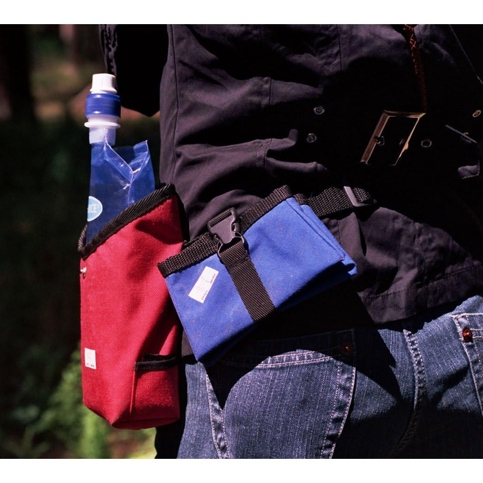 Сумка для ласощів Prima-Bag з регульованим поясом (для собак, котів) - червона