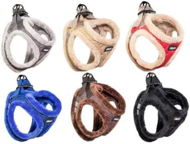 М'який нашийник для собак CHIARA MIA, розмір XL, чорний. Водовідштовхуючий, з регулюванням на липучці, світловідбиваючі смуги.