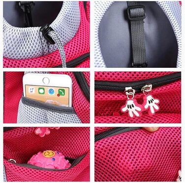 Рюкзак для собак літній, для великих собак, для піших прогулянок (Помаранчевий, L)