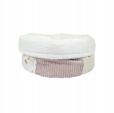 Пухнаста лежанка для котів та собак PRASKA PATCHWORK PASTEL GARDEN, 45 см, PREMIUM