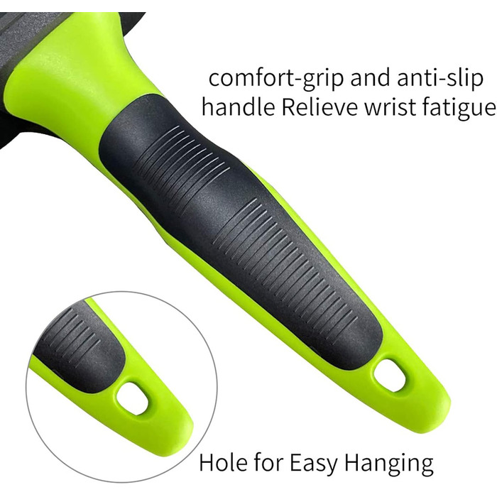 Щітка для видалення шерсті домашніх тварин: професійний інструмент для собак та котів з нержавіючої сталі (великий)