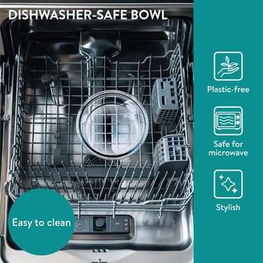 Підвищена годівниця для котів Navaris - годівниця для котів на підставці, 600 мл, скло та дерево