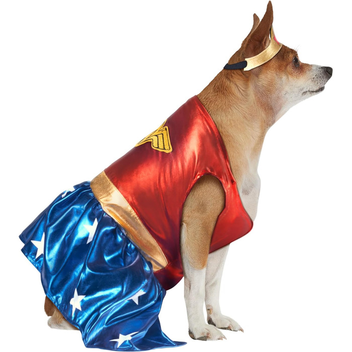 Костюм для собаки Wonder Woman від Rubie's, розмір L, для святкування Хелловіну