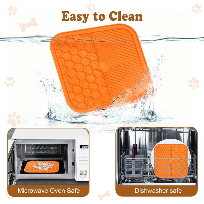 Килимок для ласощів для собак та котів AiQInu з присосками для грумінгу та догляду за кігтями