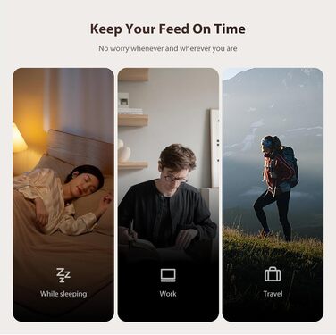 Автомат годівлі для котів IMIPAW 5G WiFi, з керуванням через додаток, для котів та собак