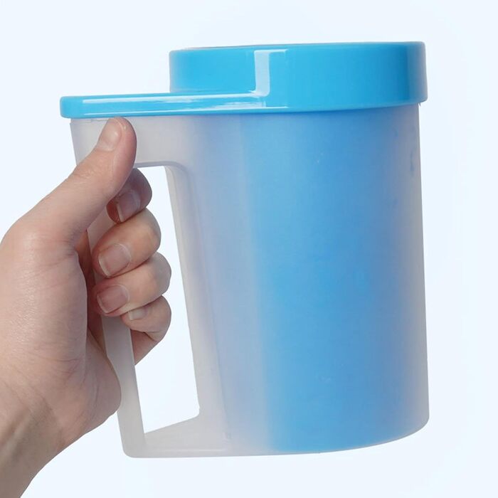 Очищувач для лап собак Lavazampe: силіконовий набір для миття лап з відрі, портативний, знімний, для собак