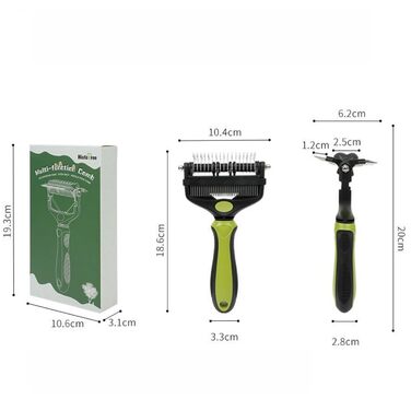 Щітка для видалення підшерстка та ковтунів Fellzauber, оранжева