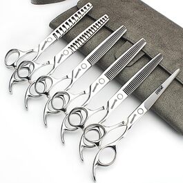 Професійний набір ножиць для стрижки волосся, 15.2 см, з японської сталі (3 шт.)