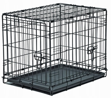 Клітка для середніх собак HAGE зі сталі з порошковим покриттям, 54 x 75 x 62 см