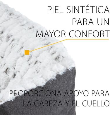 М'яке ліжко для собак та котів Ferplast: комфортне та зручне, 91 x 72 x 19 см / 55 x 48 x 18 см