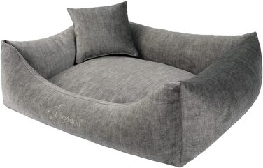 Крісло-лежанка для собак Vogue, розмір M (80x60 см), колір графіт