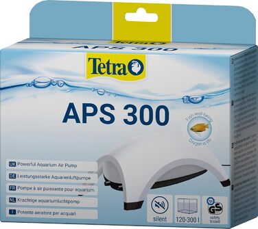 Tetra APS 300 тиха мембранна помпа для акваріума 120-300 л, біла