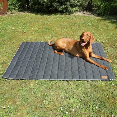 Килимок для собак Your Gear Lana, 160x100 см - м'яка підстилка для великих собак, бавовна Oeko-Tex, міцний, водонепроникний, для дому та вулиці, альтернатива собачому ліжку