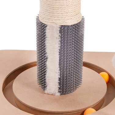 Котячий стовпчик Lilly - інтерактивне котяче іграшкове обладнання для самостійних занять | 78 см | 33 x 33 x 80 см