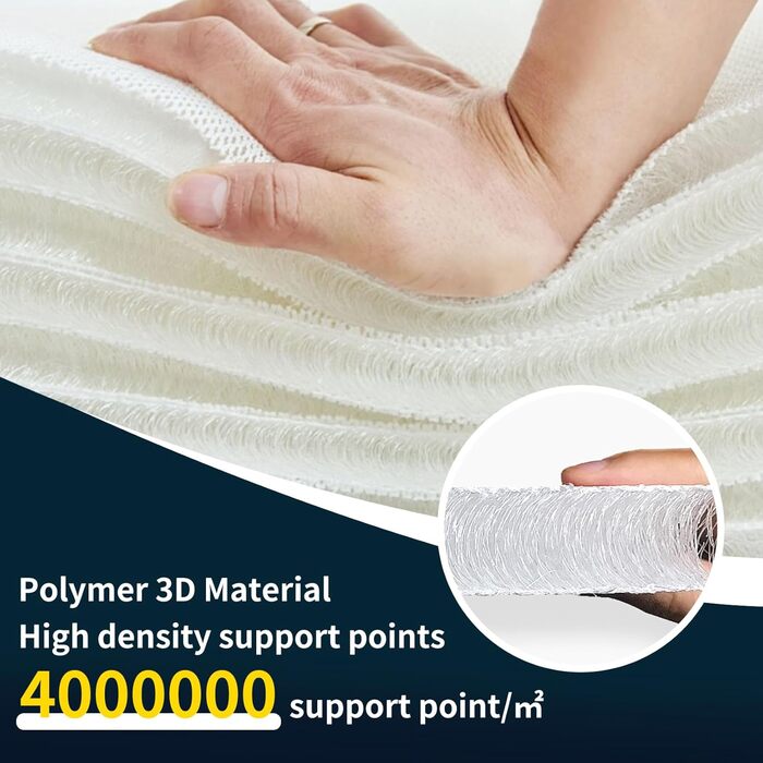 Ортопедичне собаче ліжко BingoPaw: велике, з м'якої PU шкіри, водонепроникне, 110x78x9 см