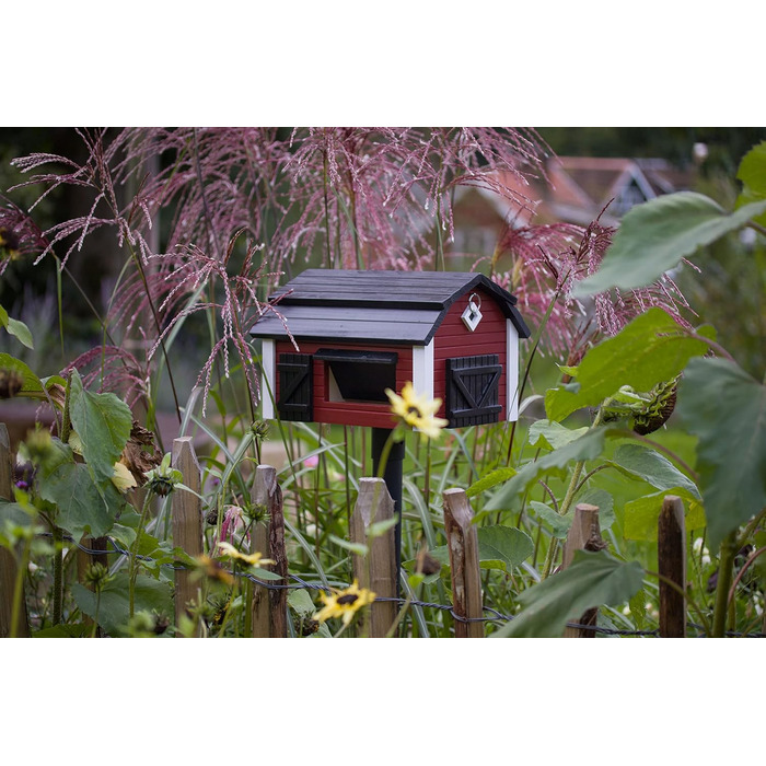 Дерев'яна годівниця для птахів Wildlife Garden WG221, червона