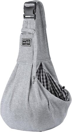 Тканинна переноска для собак та котів, сіра, до 4,5 кг, для прогулянок та активного відпочинку