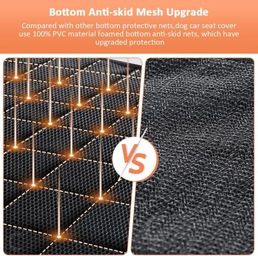 Захист для заднього сидіння автомобіля для собак KYG, водовідштовхувальний, знімний, сумісний з Isofix, 128x58x45 см