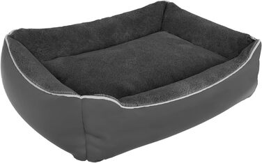Ліжко для собак та котів Sogni E Capricci, 48x42x16 см, сірий колір, NUVOLA