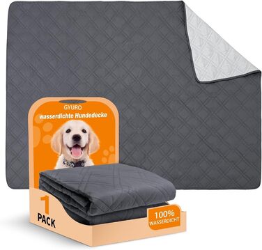 Водонепроникний килимок для собак GYURO, великий, миючий, з неслизьким дном, захищає меблі (235*259 см, 77*178 см, сірий)