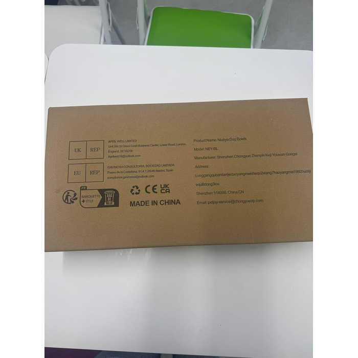 Підвищена годівниця для собак з регулюванням висоти (5 рівнів: 8см, 22см, 25см, 28см, 31см), з 2 мисками з нержавіючої сталі та 1 мискою для повільного годування, для собак маленьких, середніх та великих порід, з неслизьким покриттям, BPA-free пластик (св