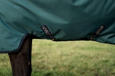 Посівна попона Horseware Amigo Ripstop 900D Lite (0г) для коней, Dynasty Green/Navy & Silver, 115 см (5'6