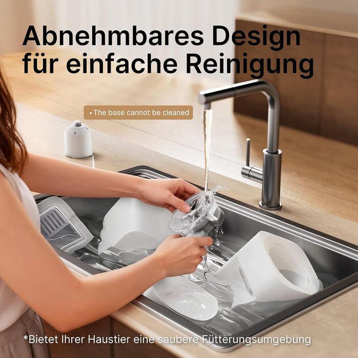 Автоматичний годівниця для котів та собак з Wi-Fi, 5L, керування через додаток, 1-10 прийомів їжі на день