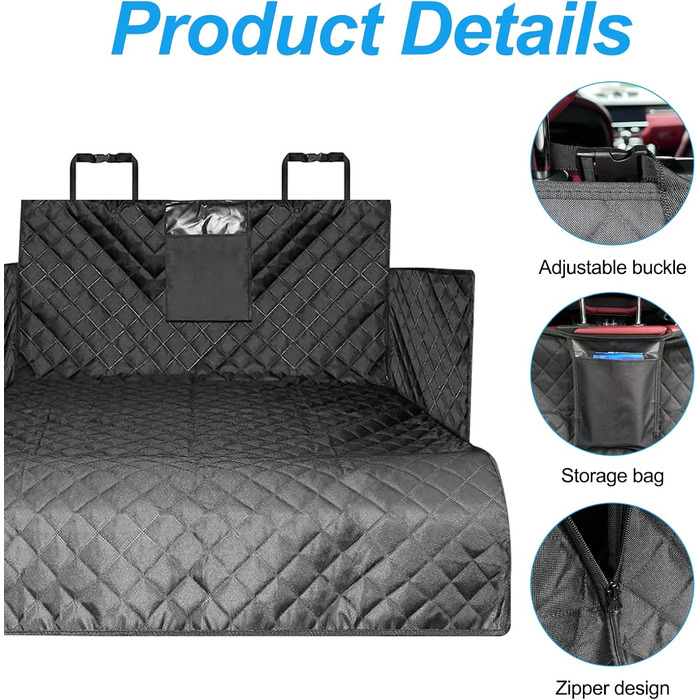 Захист для багажника автомобіля Traxenta: килимок для багажника, підстилка для собак, універсальний захист, подушка для багажника, для універсалів, мінівенів та SUV