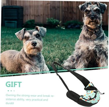 Сумка-переноска для собак ERINGOGO, дихаюча, через плече, регульована, для подорожей та прогулянок, зелений (жовтий)