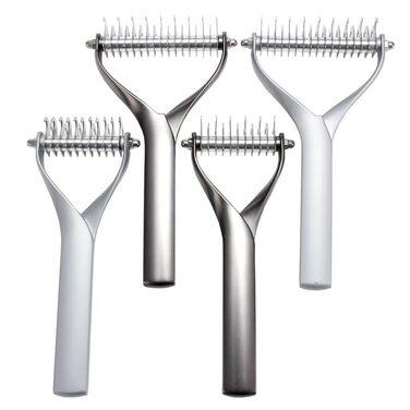 Професійний щітка-гребінець для вичісування шерсті собак, підшерстка, для цуценят, портативна