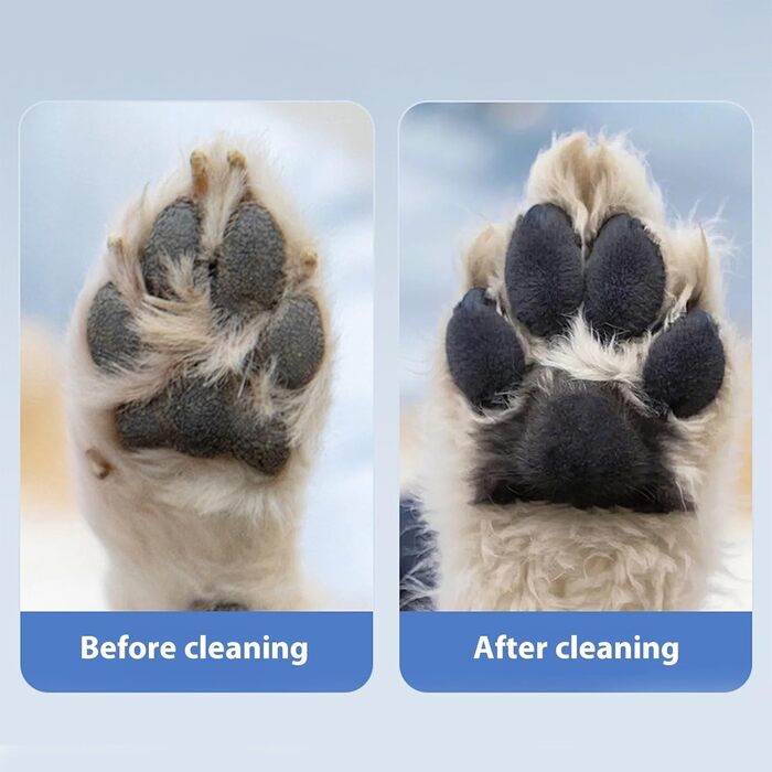 Автоматична мийка лап для собак AOOOWER - для малих, середніх та великих тварин, з регулюванням швидкості та порошком