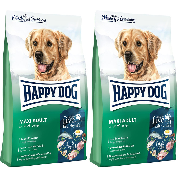 Корм для собак Happy Dog fit & vital Light, низькокалорійний сухий корм для дорослих собак, 4 кг