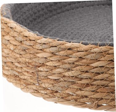 Кругле плете́не ліжко для котів та собак. Натуральне плетіння, будиночок для тварин, прохолодне та дихаюче ліжко, легко мити та підтримує тепло.