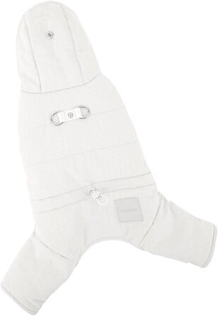 Зимова куртка для собак, тепла флісова куртка для маленьких собак, тепла зимова одіяння для тварин (білий, XL)